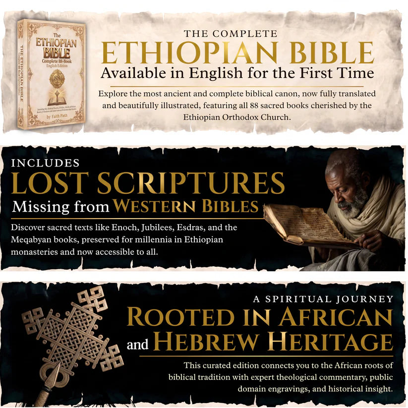 The Ethiopian Bible: Complete 88-Book (English Edition • Extra-Large 17-Point Print • Illustrated)